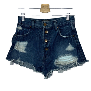Moussy Denim High Rise Shorts